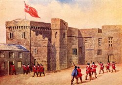 The Tower of Liverpool in 1574 by W G Herdman