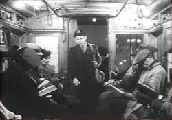Scene on Tram Car 705 in Waterfront(1950) [copyright unknown]