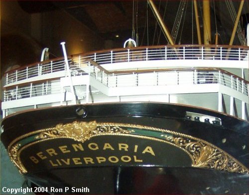 Berengaria model at the Merseyside Maritime Museum