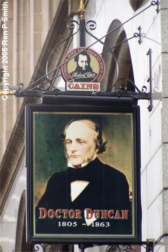 Doctor Duncan pub sign in Saint John's Lane