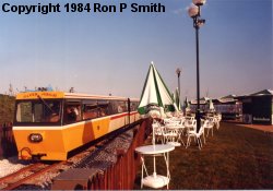 The rear of the Miniature Train in May 1984