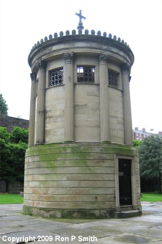 William Huskisson's memorial in St. James' Cemetary