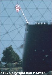The stern of Queen Mary still showing the Liverpool registration [Copyright 1986 Ron P Smith]