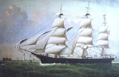 Importer entering the Mersey off New Brighton